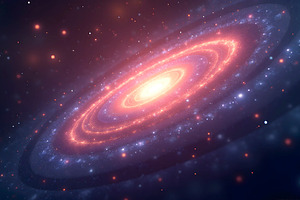 Vibrant Cosmic Spiral Design Showing, a Photo by LOGOCREATIVE