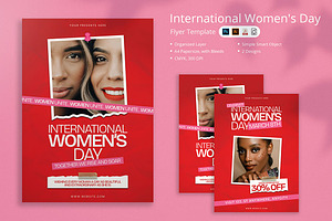 International Women's Day Flyer, a Flyer Template by Attype