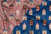 Retro Christmas and New Year, a Texture Illustration by Felizabeth Design (Thumbnail 9 of 13)