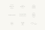 Naomi Minimal Logo Kit Ai,Eps,Psd, a Branding & Logo Template by Feel This (Thumbnail 6 of 13)