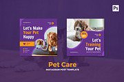 Pet Care Instagram Post, a Social Media Template by CavenArt (Thumbnail 2 of 5)
