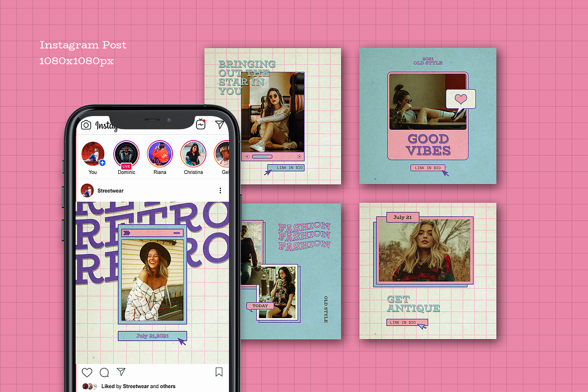 Blanche Instagram Template, a Social Media Template by Creatchees.std (Photo 3 of 5)