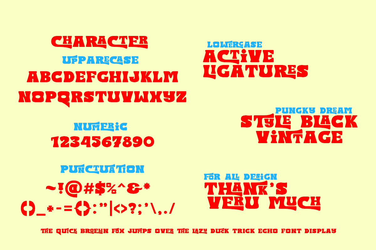 Trick Echo, a Serif Font by Bramcreative (Photo 3 of 8)