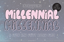 MILLENNIAL Trendy Y2K Graffiti Font
