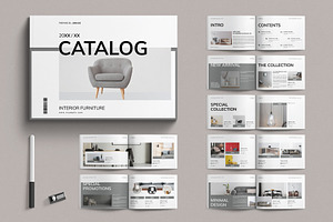 Minimal Product Catalog Layout, a Brochure Template by E-Type