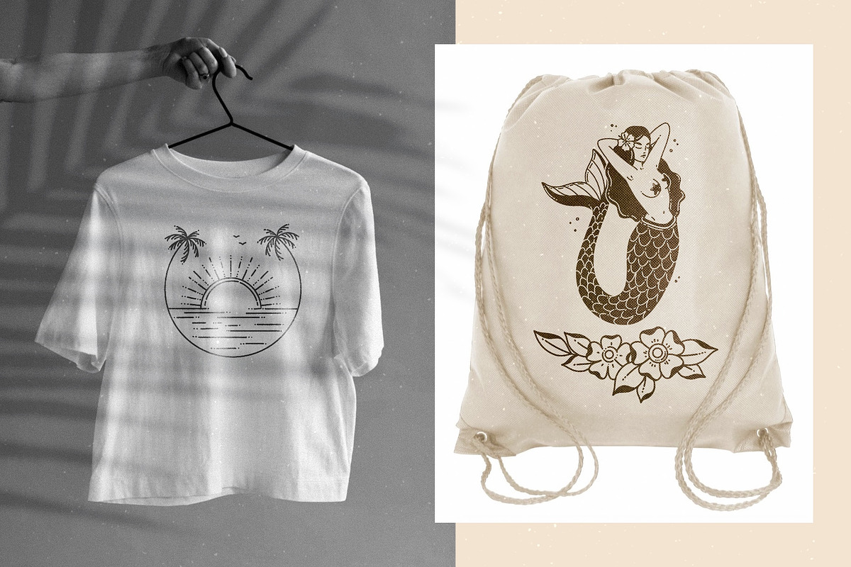 Summer vibes. Graphic collection., a Person Illustration by heyXeni (Photo 5 of 11)