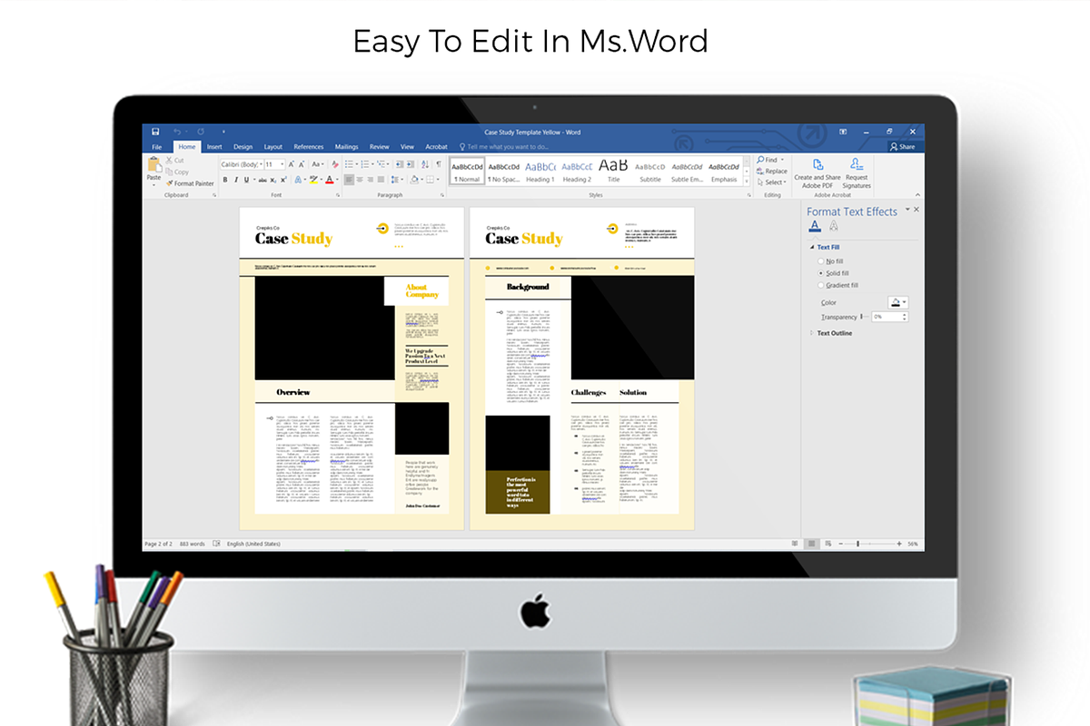 Case Study template 04, a Brochure Template by spidergraph (Photo 6 of 7)