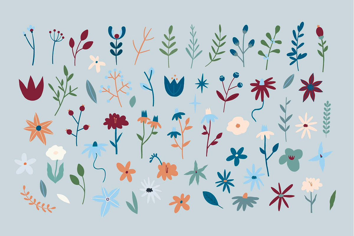 Scandinavian Houses and Flowers, a Decorative Illustration by vanloveart (Photo 5 of 9)