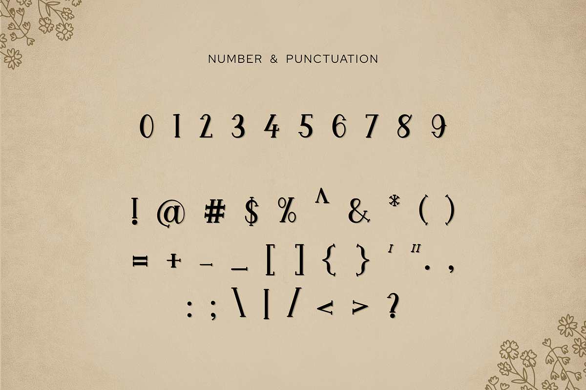 Willow Press - Vintage Serif Font, a Serif Font by V Design Creator (Photo 3 of 9)
