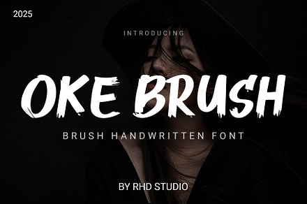 OKE BRUSH - Brush Handwritten Font, a Font by RHD Creative Studio