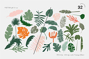 TROPICAL FOREST JUNGLE LEAVES, an Illustration by All This Concept (Thumbnail 4 of 10)