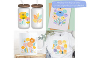 Boho Flower Clipart Abstract, a Decorative Illustration by Nicole Branger Art (Thumbnail 12 of 19)