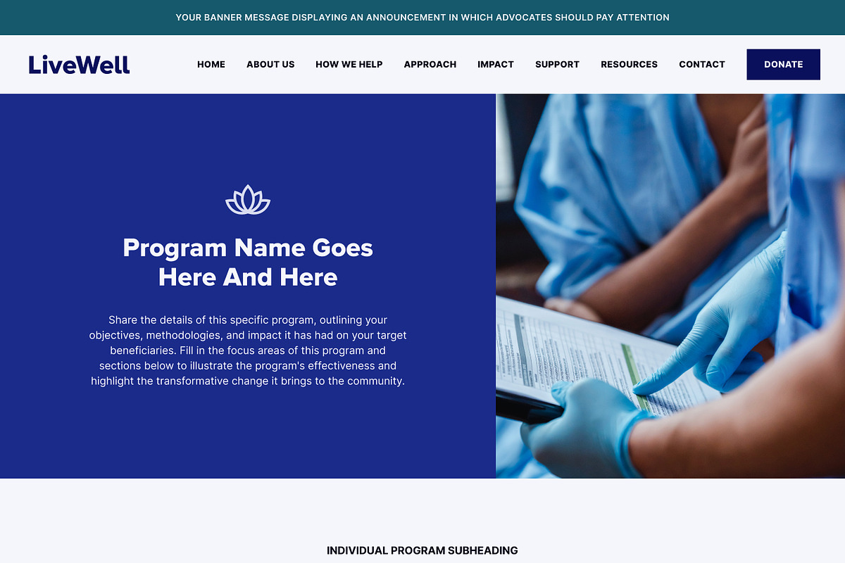 Healthcare Showit Website Template, a WordPress Template by Studio Humankind (Photo 13 of 20)
