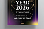 Happy New Year, a Flyer Template by MightyDesign (Thumbnail 3 of 8)