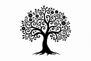 Detailed Tree Silhouette SVG Bundle, an Illustration by Amazin_art (Thumbnail 7 of 13)