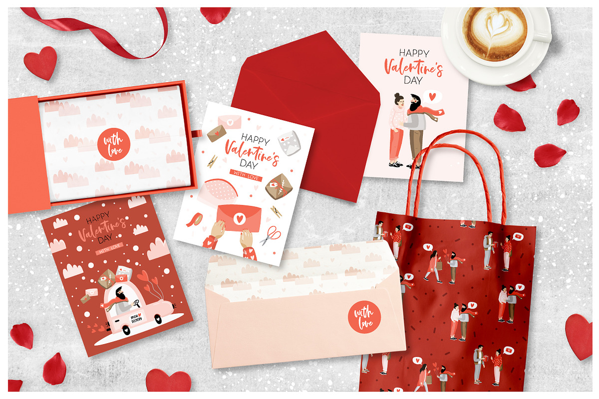 Valentine's Day - graphic collection, a Person Illustration by lokko studio (Photo 2 of 6)