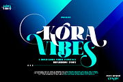 Kora Vibes, a Serif Font by Bramcreative (Thumbnail 1 of 10)