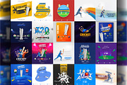 Cricket 2021 Bundle Vol-1, a Sport Illustration by Allies Interactive (Thumbnail 2 of 4)