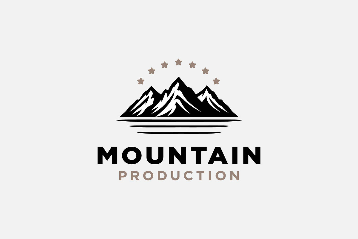 Landscape Mountain Peak Summit Logo, a Branding & Logo Template by funpixel