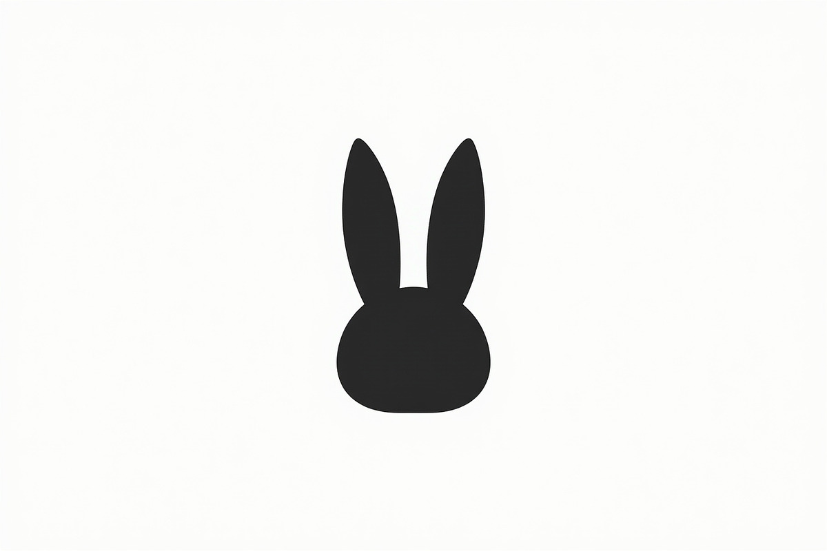 Simple Bunny Head Silhouette Pack, an Illustration by Designs_River (Photo 4 of 7)