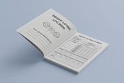 Weight Lifting Log Book, a Print Template by Book2bees (Thumbnail 2 of 4)