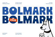 Bolmark – Retro Bauhaus Bold Sans, a Sans Serif Font by Typia Nesia (Thumbnail 1 of 12)