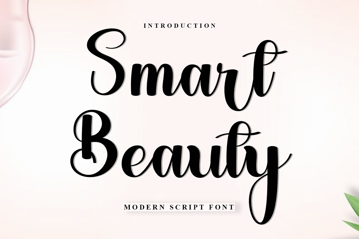 Smart Beauty, a Handwritten Font by InermediaSTUDIO (Photo 1 of 8)