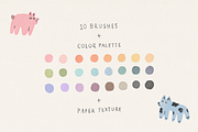 Soft Markers for Procreate, a Brush Add-On by Wink Brushes (Thumbnail 3 of 5)