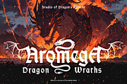 Burst Hydra Font, a Blackletter Font by alit design (Thumbnail 7 of 17)