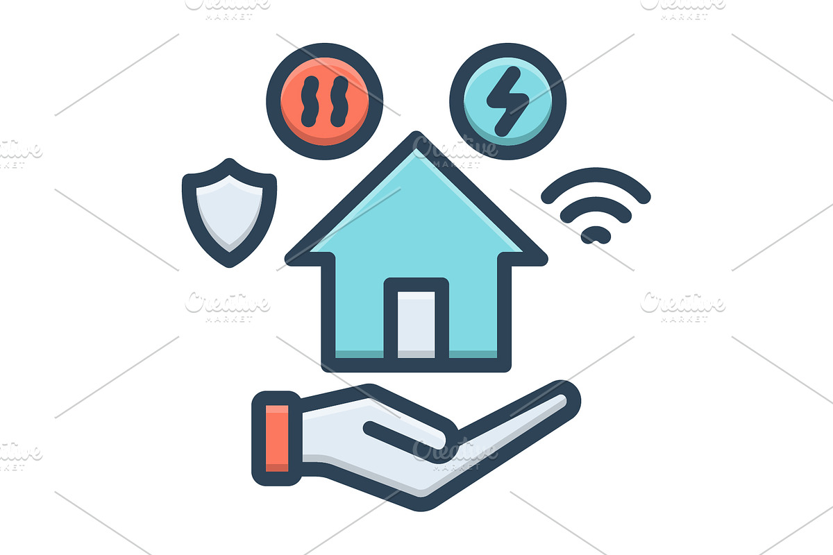 Facilities convenience color icon, a Duotone Icon by Creative priyanka