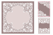 Wide lace ribbons and frames., a Pattern Graphic by Ajuga (Thumbnail 2 of 5)