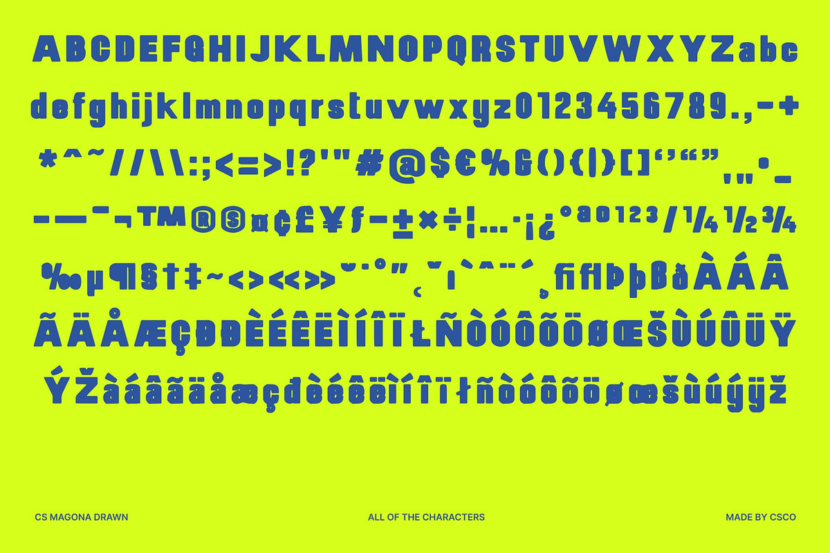 CS Magona Drawn, a Sans Serif Font by Craft Supply Co. (Photo 8 of 8)