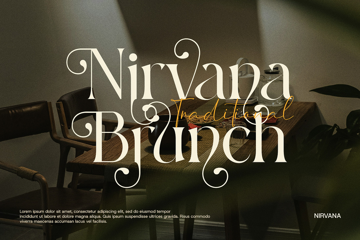 Jenura Stylish Serif Font, a Serif Font by Graphicxell (Photo 3 of 8)