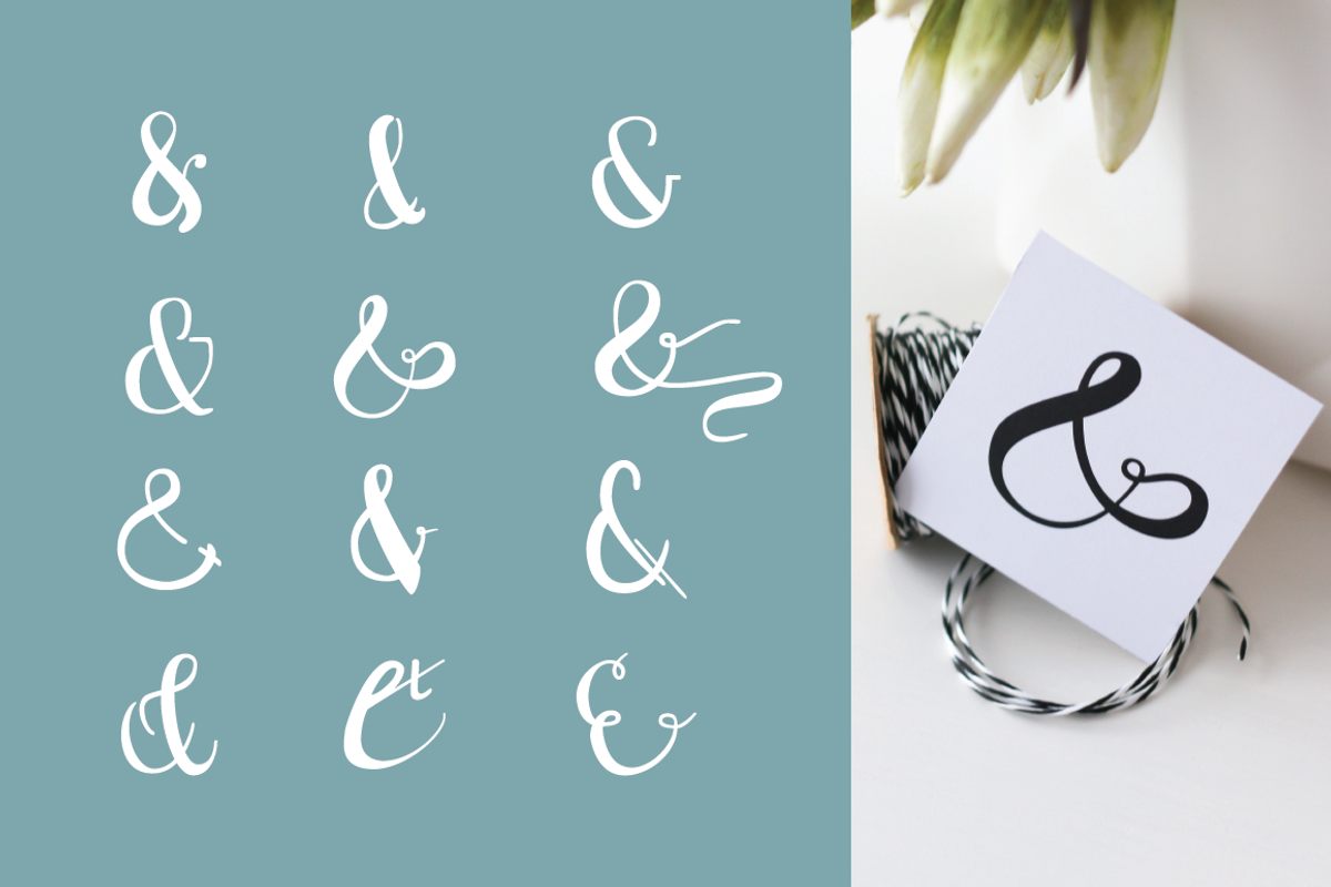36 unique Ampersands && preview 4