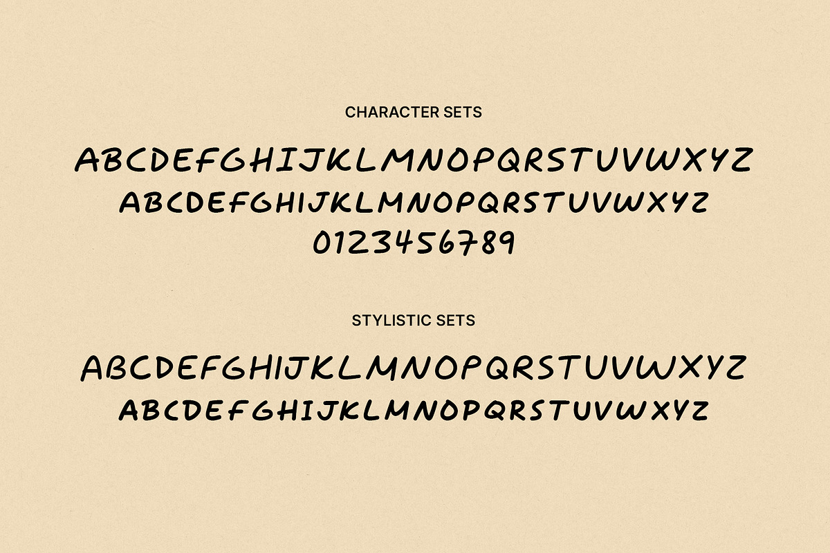 ED Otofuke - Playful & Quirky Font, a Handwritten Font by Emyself Design (Photo 9 of 10)