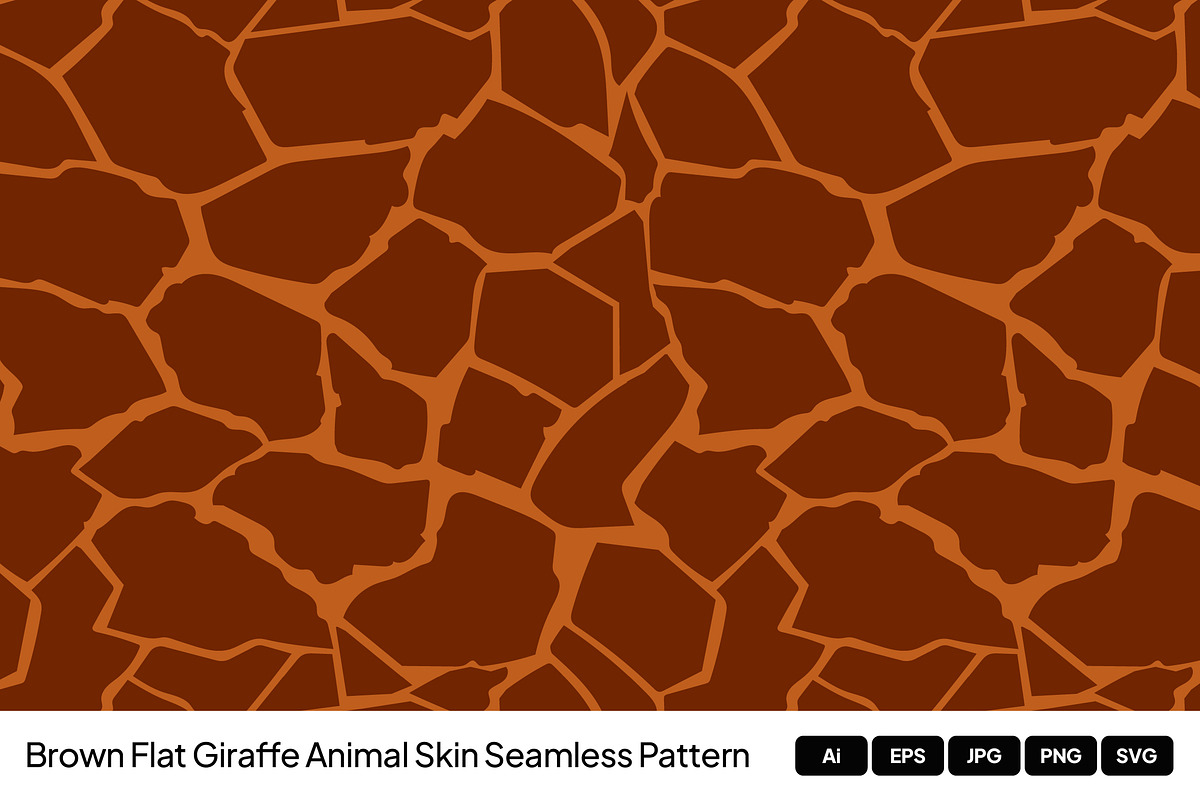 Giraffe Animal Skin Pattern, a Pattern Graphic by graphicook