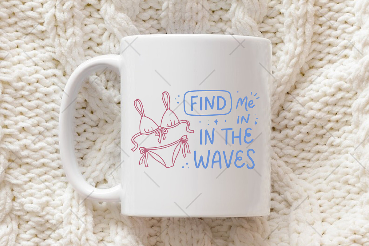 Summer Beach Hand Drawn SVG Bundle, an Illustration by OK Design (Photo 4 of 5)