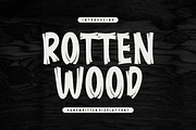 Rotten Wood Font, a Handwritten Font by albert_kalingga (Thumbnail 5 of 5)