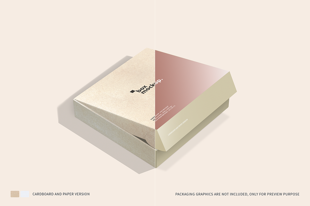 Mailing Box Packaging Mockups, a Merchandise Mockup by shaikerintu (Photo 11 of 12)