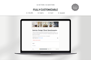 Interior Design Client Questionnaire, a Presentation Template by yesitisprintable (Thumbnail 2 of 7)