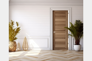 Home mockup in a charming farmhouse, an Architecture Photo by GFXCity