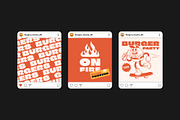 Super Burger Collection, a Background Graphic by Martyshova (Thumbnail 17 of 22)