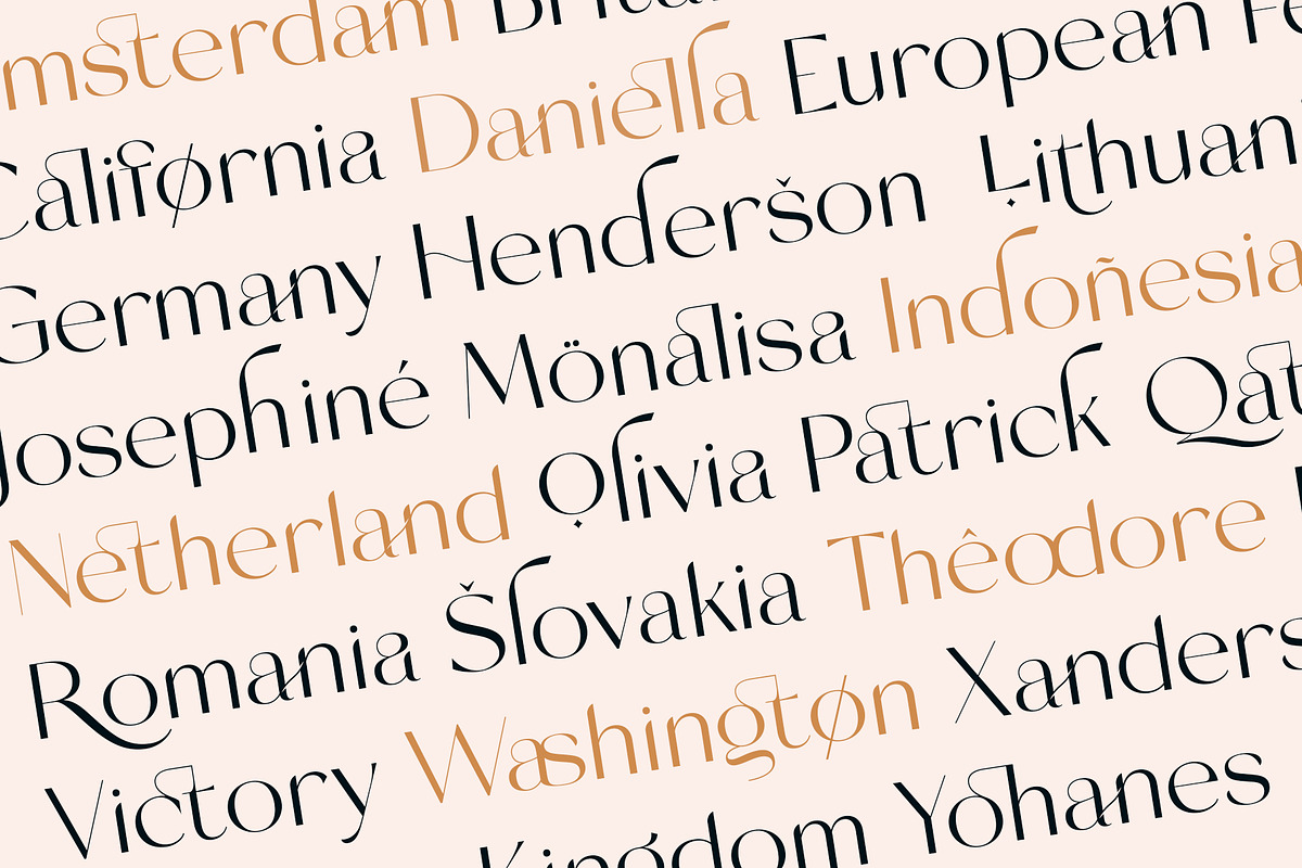 Ashora - Display Typeface, a Sans Serif Font by Godbless Studio (Photo 5 of 16)