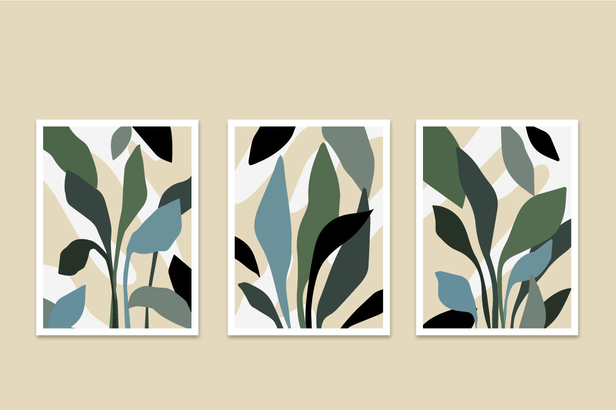 Leaf Tropical Abstract Art Poster, an Object Graphic by Vesvocrea (Photo 7 of 7)