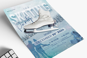 Ice Skating Flyer, a Flyer Template by Aarley Kaiven