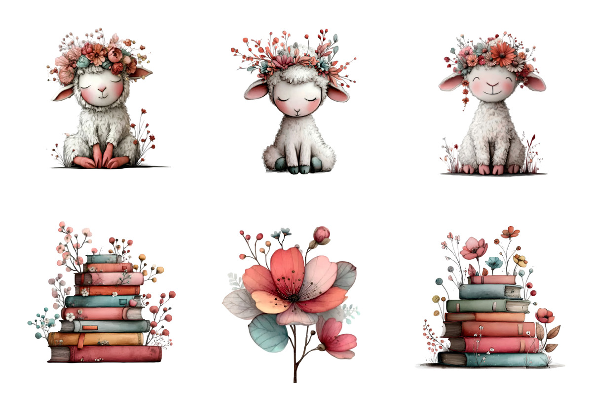 Whimsical Spring Clipart, an Illustration by GatewayDesign (Photo 2 of 5)