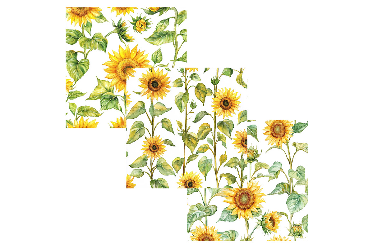 Sunflowers Seamless Pattern, a Pattern Graphic by CitraGraphics (Photo 5 of 5)