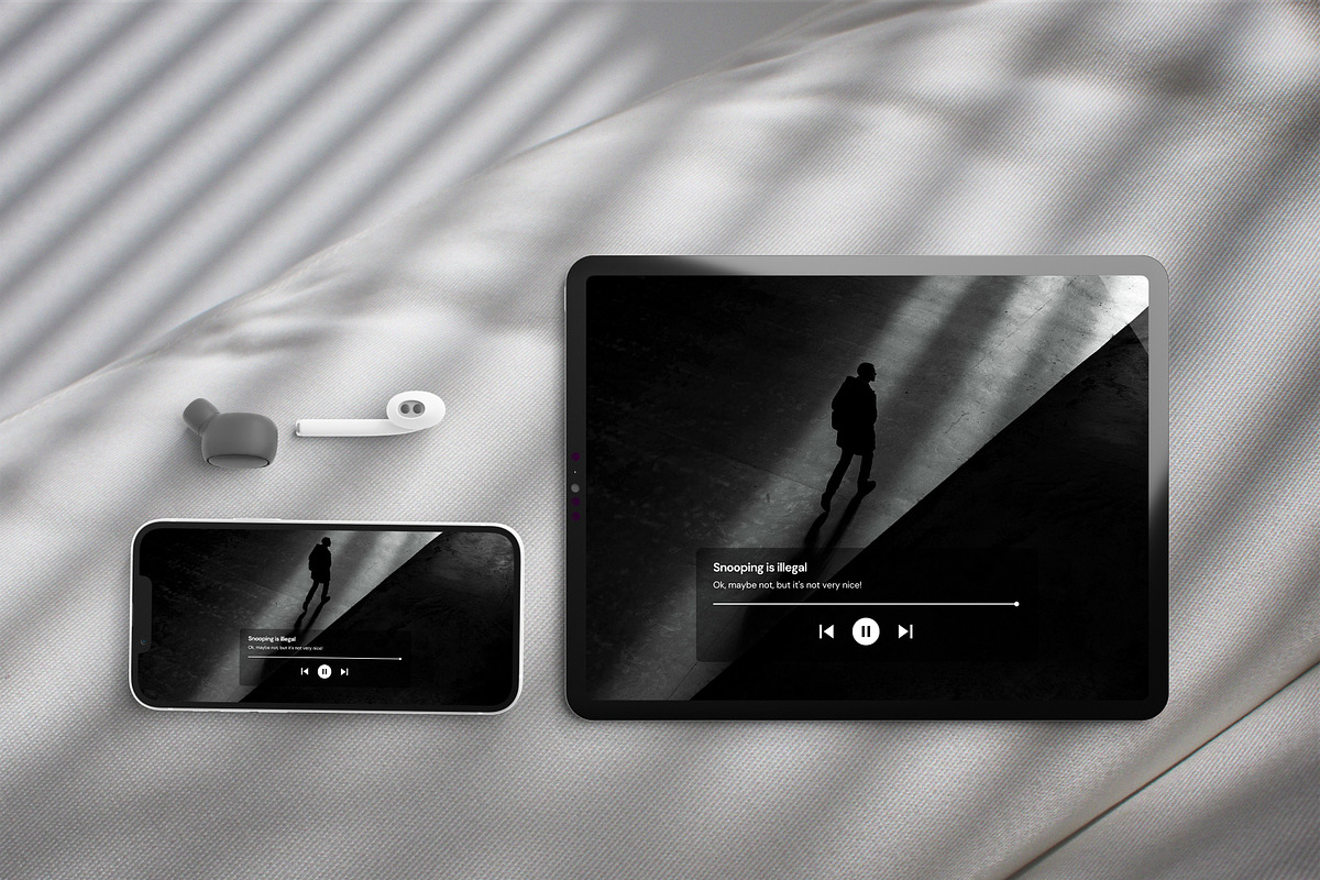 iPad Pro and iPhone Mockups, an iPhone Mockup by 2M GRAPHICS DESIGN (Photo 5 of 5)