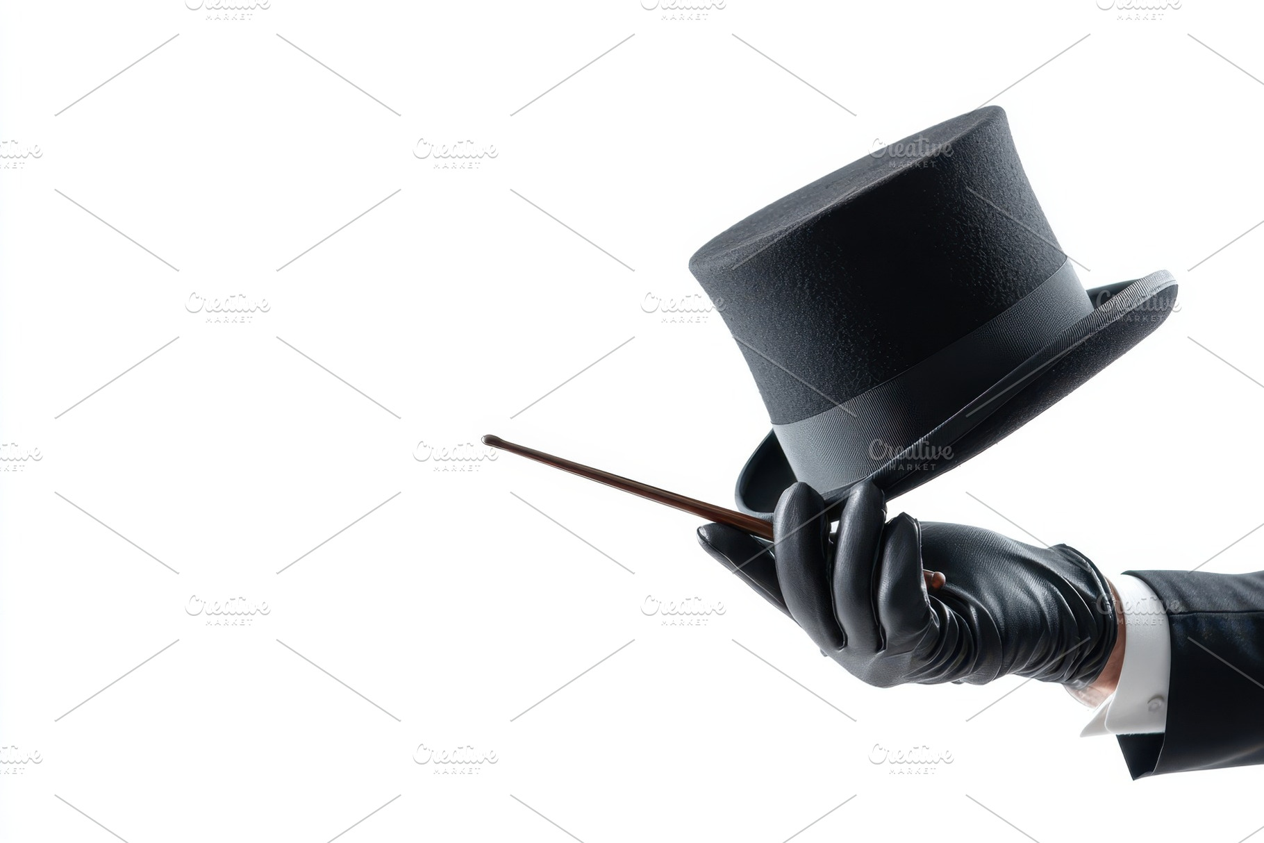 Magician's top hat and wand, an Arts & Entertainment Photo by AlyaAnd