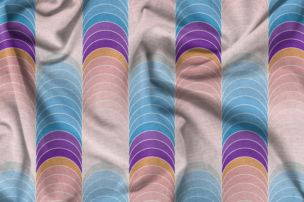 3D Wavy Geometric Pattern, a Pattern Graphic by StudioGemen (Photo 6 of 10)
